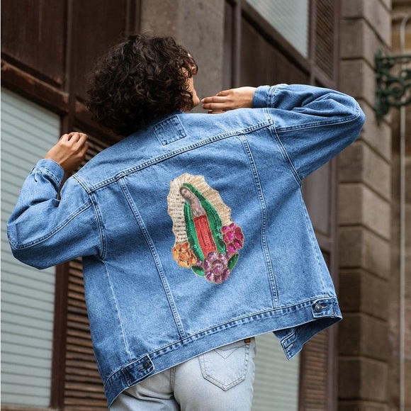 Lady of Guadalupe Sequined Patch - Picture 3 of 10